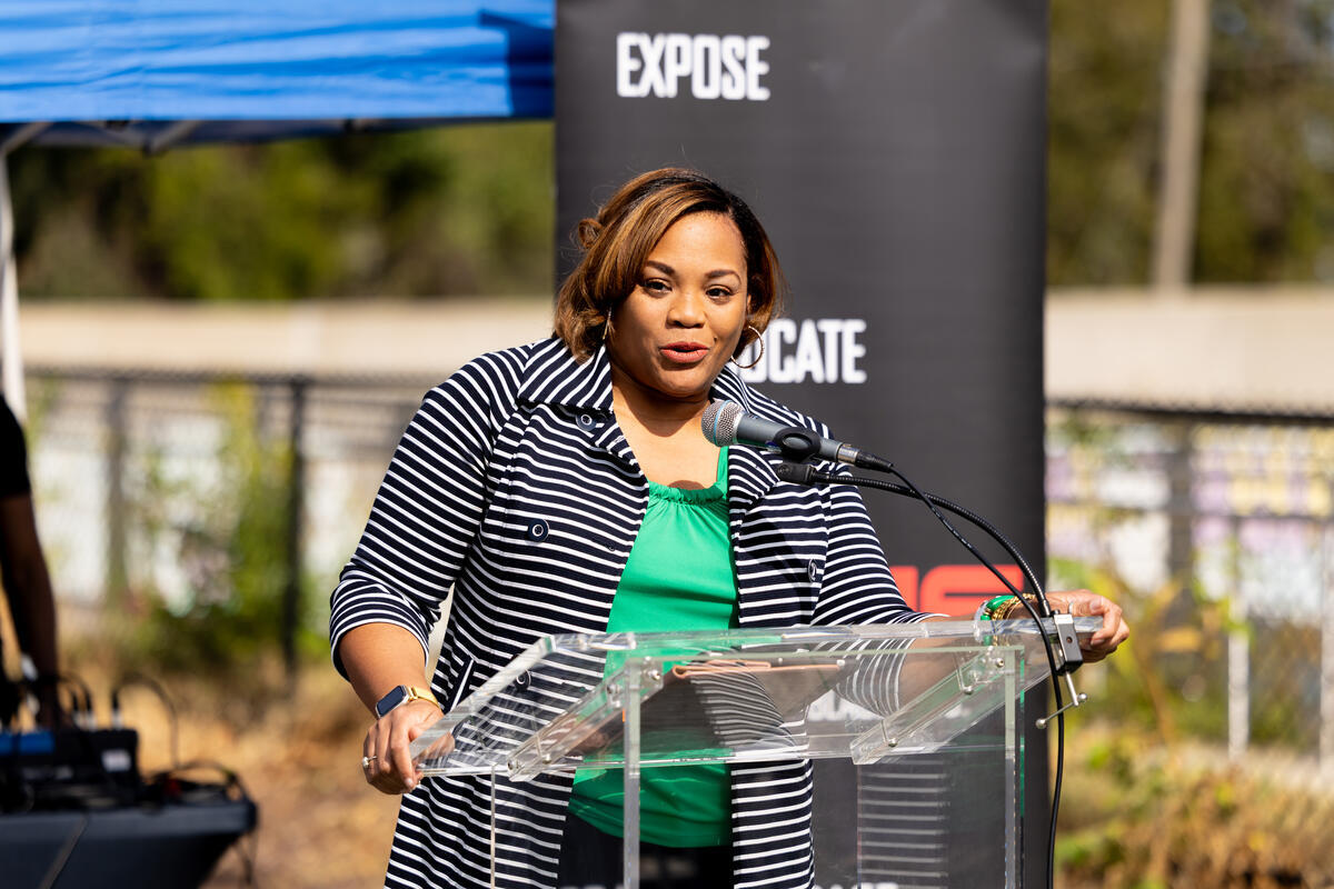 Display and mural unveiling in Atlanta.