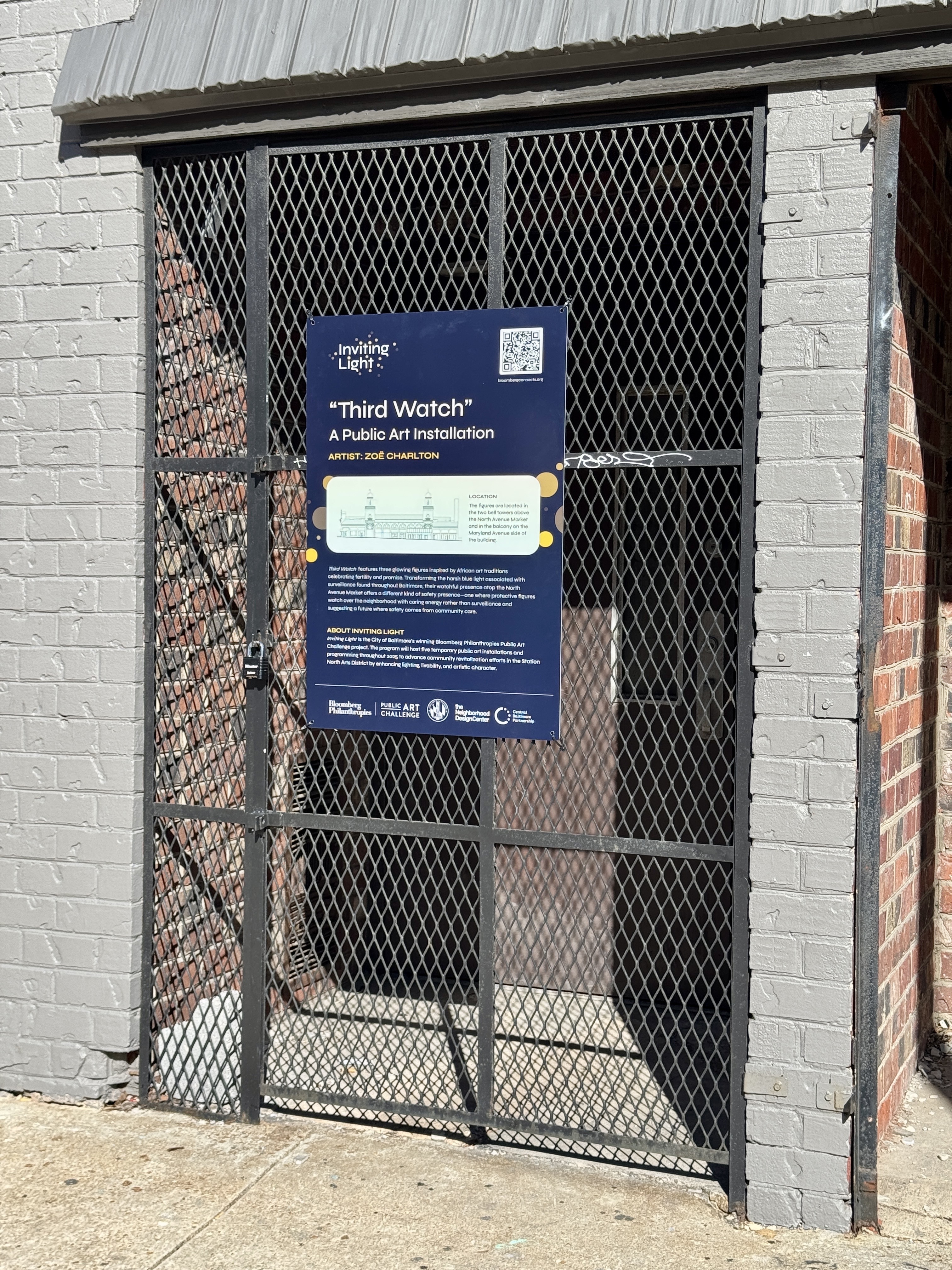 Installation photo at Site 1.