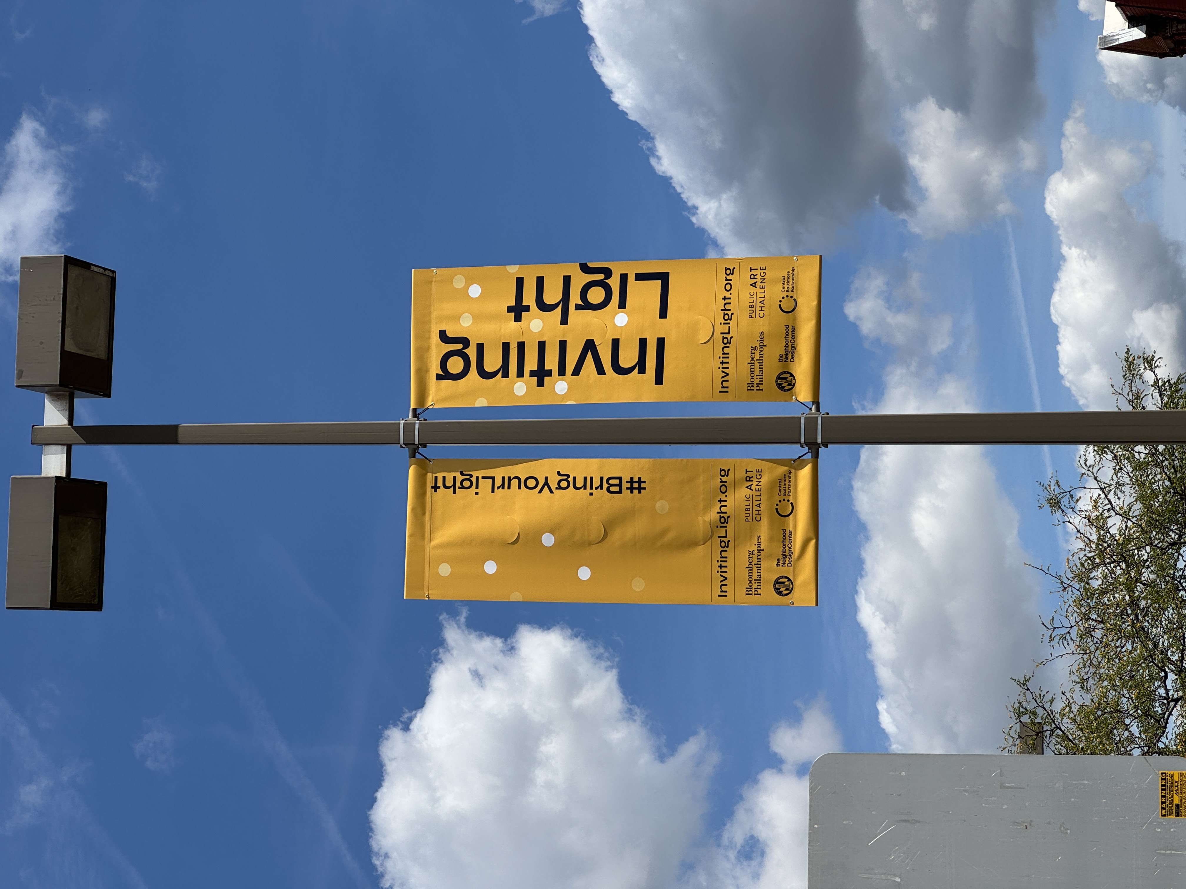 On-site photo of wayfinding installation or site.