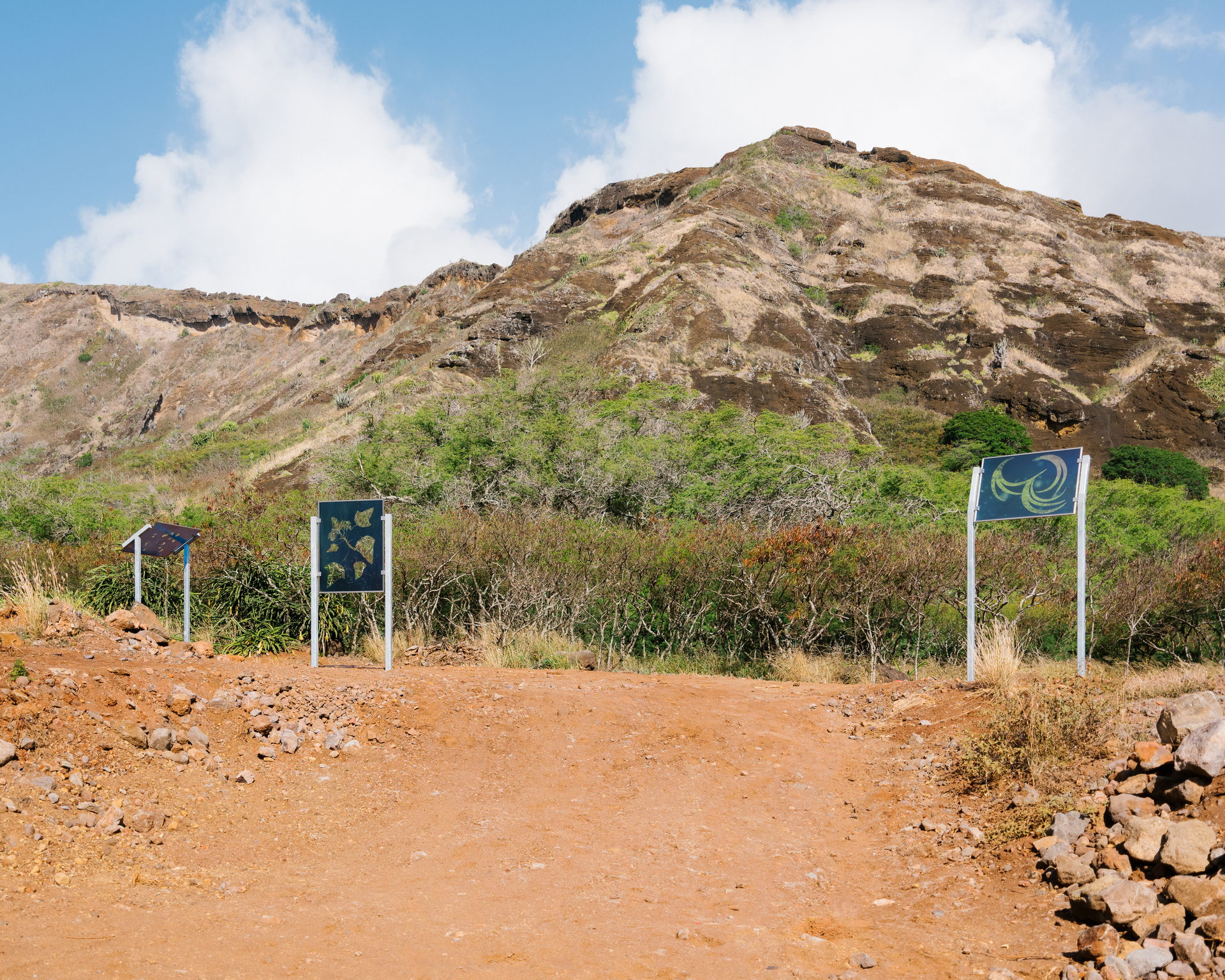Photograph of Koko Crater area.破