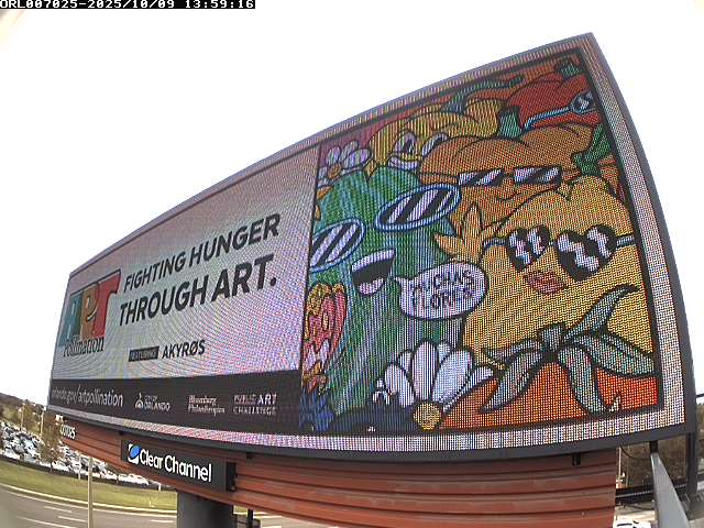 Roadside billboard featuring Akyros artwork